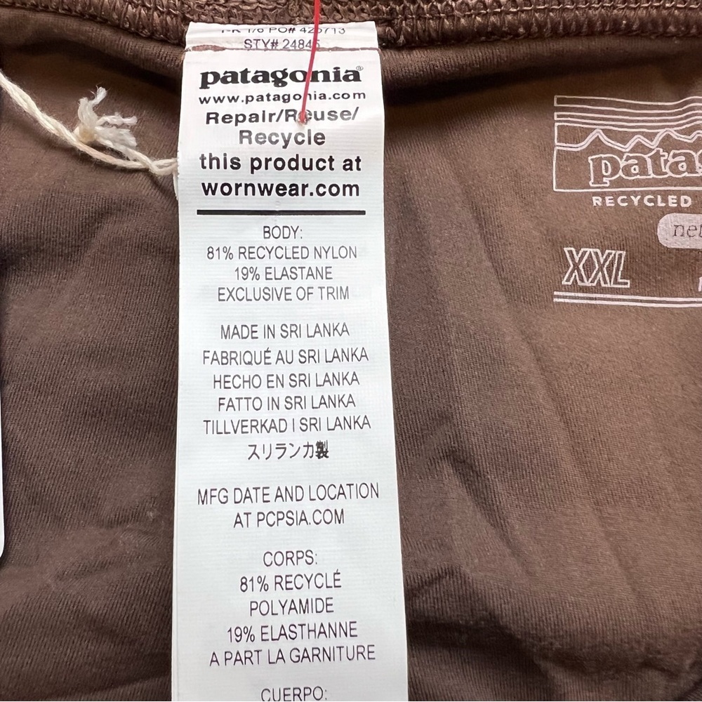 PATAGONIA Maipo 7/8 Tight - Women's in Cone Brown. Size XXL. New With Tags. - Picture 6 of 12